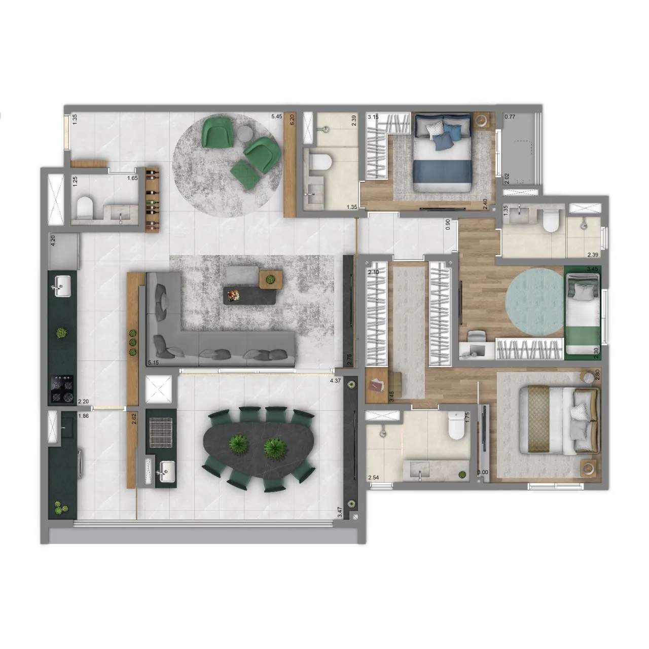 Living Duett Mooca - Living SP