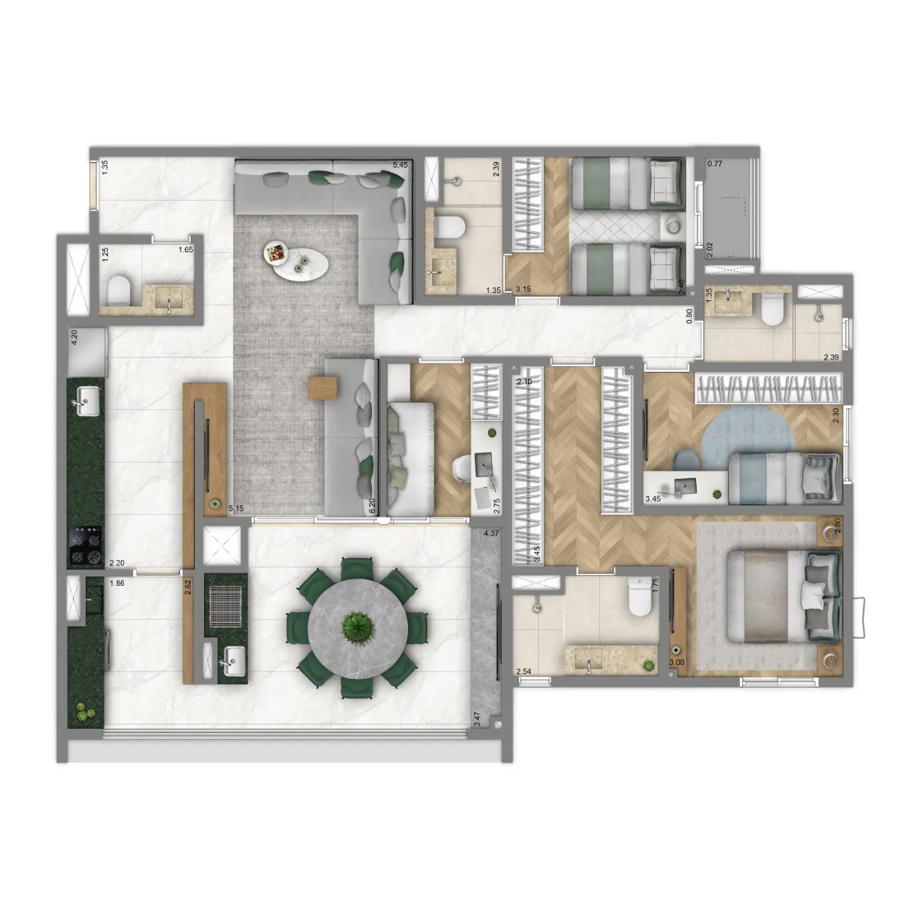 Living Duett Mooca - Living SP